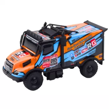 LEAN TOYS RC Truck Remote Controlled Car with Illuminated Body Orange