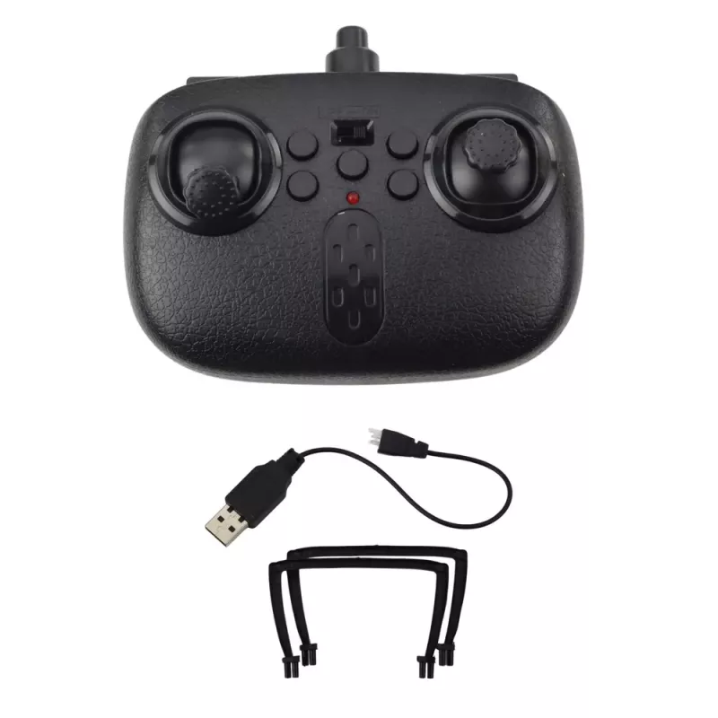 LEAN TOYS Y20 UFO Remote Controlled Drone with Lights 360° Rotation Red