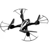 LEAN TOYS Y30 Ar tālvadību vadāms dronis ar LED gaismām, 6 asu žiroskops, 360° rotācija, 2.4GHz 4 kanālu kvadrokopteris