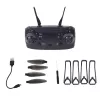 LEAN TOYS Drone Y329 HD Camera WiFi FPV Quadcopter with LED Lights, App Control, Black Carbon