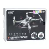LEAN TOYS Drone Y329 HD Camera WiFi FPV Quadcopter with LED Lights, App Control, Black Carbon
