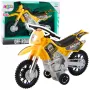 LEAN TOYS Off-Road Cross Bike Drive Lights Sounds Yellow