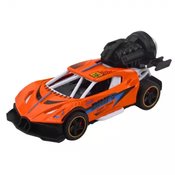 LEAN TOYS Sporta auto ar gaismām, skaņām un dūmu efektu