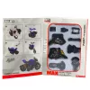 LEAN TOYS Motorcycle To Assemble Screw Metal 1:14 DIY Gold Elements Black