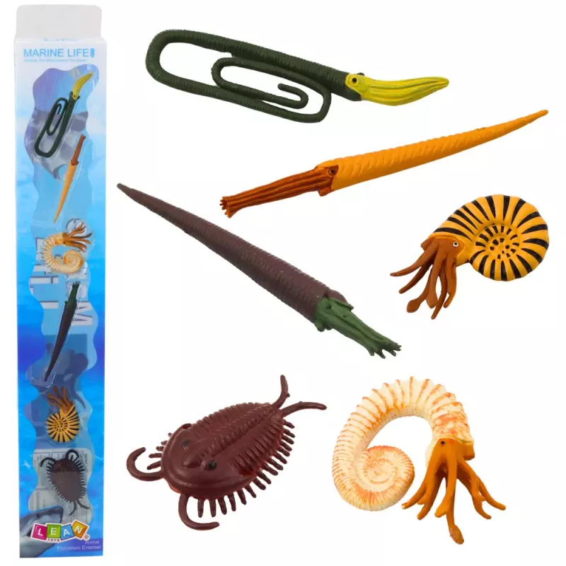 LEAN TOYS Set of Mini Figures Prehistoric Sea Creatures 6-9 cm 6 pcs