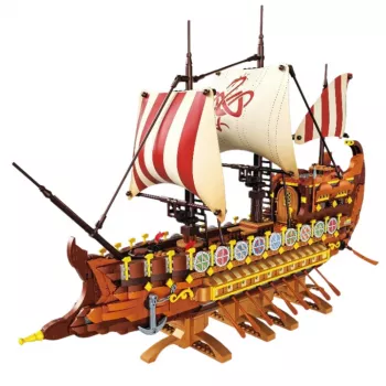 LEAN TOYS Ancient Roman Ship Building Blocks 2073 pcs.