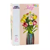 LEAN TOYS Construction Blocks Bouquet of Tulips in a Vase 1250 pcs.