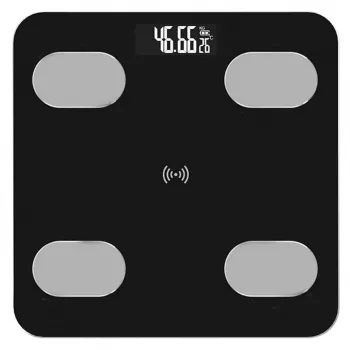 LEAN elektroniskie vannasistabas svari ar Bluetooth, BMI, BMR lietotni