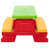 Dorex Children's Garden Table and Bench Set Red 5067