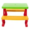 Dorex Children's Garden Table and Bench Set Red 5067