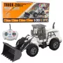LEAN TOYS Remote Controlled Construction Excavator RC Lights White 1:30