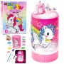 LEAN TOYS Creative Kit Unicorn in a Jar Diamonds Night Lamp Remote Control DIY