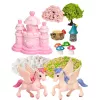 LEAN TOYS Creative Kit Terrarium Unicorns Night Light Voice Control DIY