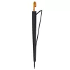 LEAN Large Automatic Umbrella with Arm Cover 24-Rib Black 115 cm