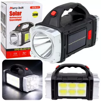 LEAN HB-1678 38W Multifunkcionāla platleņķa LED saules laterna