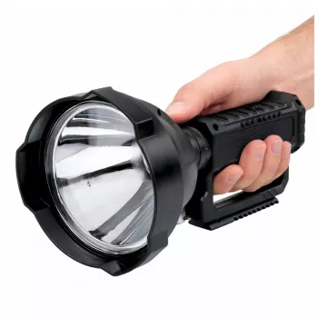 LEAN Large Flashlight Spotlight with Tripod LED Searchlight W5120 Powerbank 31 cm