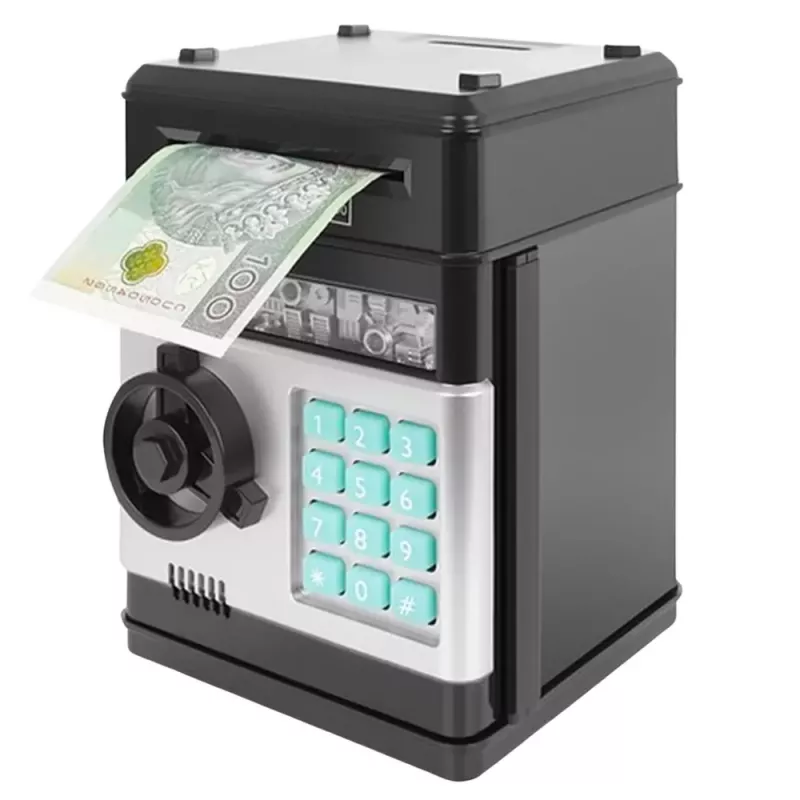 LEAN TOYS Safe DIY Piggy Bank To Assemble Electronic Piggy Bank PIN Sounds