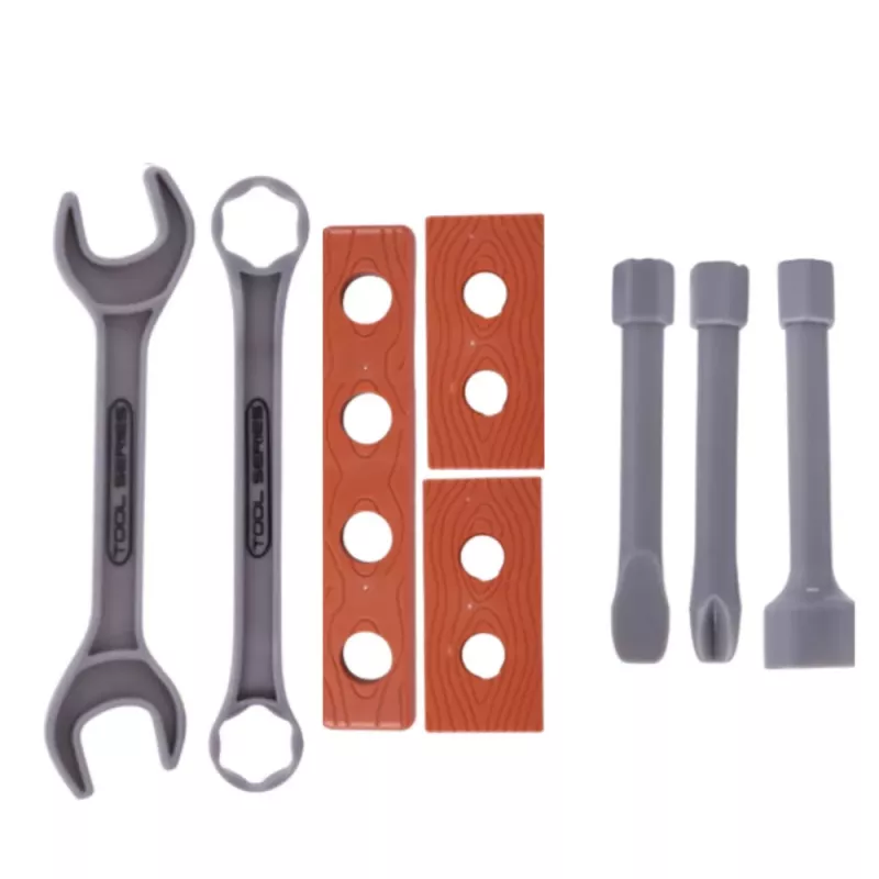 LEAN TOYS Little Handyman's Workshop Bench Drill Tools Accessories 18 pcs.