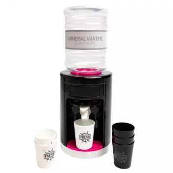 LEAN TOYS Toy Water Dispenser for Kids with Lights and Sounds Pink