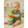 LEAN TOYS Educational Pyramid Puzzle Dinosaur Figure Stickers 12 Levels