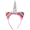 LEAN TOYS Unicorn Costume Accessory Set - Headband, Ears, Horn, Necklace, Colorful