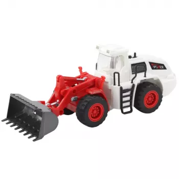 LEAN TOYS Construction Vehicle Excavator Bulldozer Movable Metal Bucket Lights Sounds