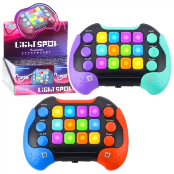 LEAN TOYS Electronic Arcade Educational Console Game ar 11 spēļu režīmiem