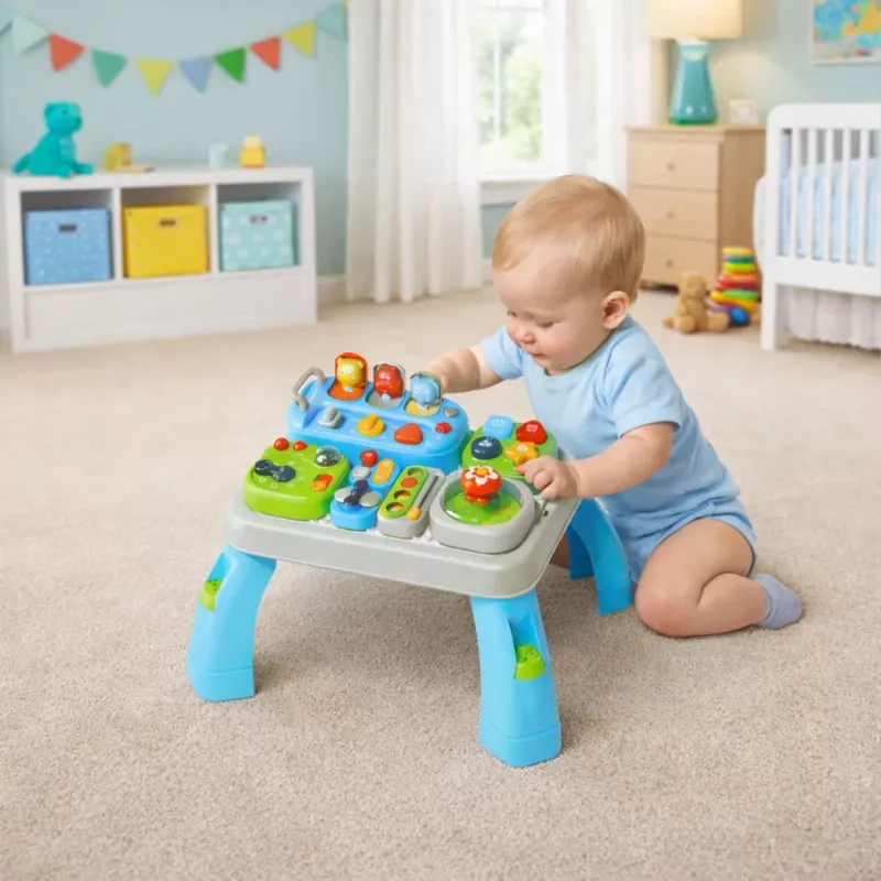 LEAN TOYS Interactive Educational Table for Toddlers Sound Modules