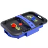 LEAN TOYS Air Hockey galda spēle bērniem ar ripām 43x26 cm