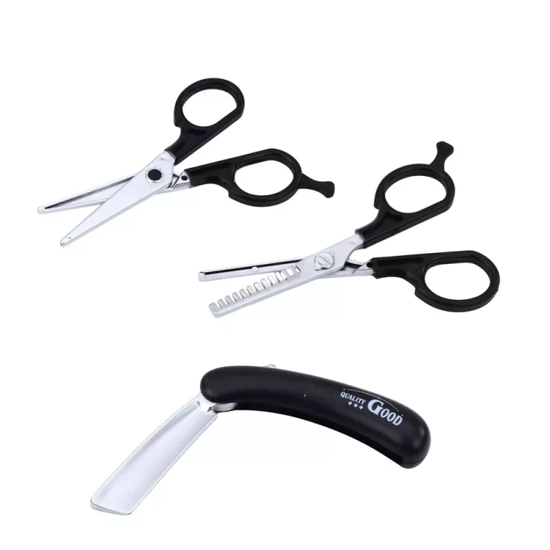 LEAN TOYS Little Barber's Set Hairdresser Clipper Scissors Accessories 10 pcs.