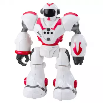 LEAN TOYS Interactive Remote Controlled RC Robot 16 Functions Lights Sounds Pink