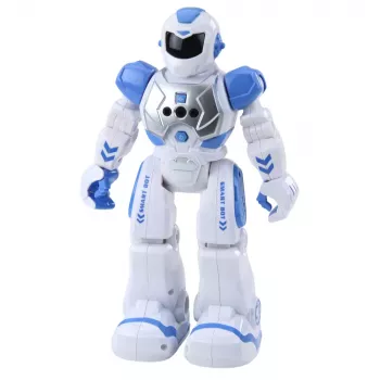 LEAN TOYS Remote Controlled Educational Robot RC Talking Dancing Lights Sounds Blue