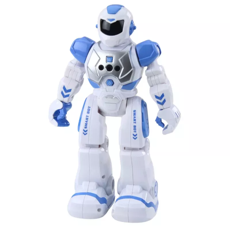 LEAN TOYS Remote Controlled Educational Robot RC Talking Dancing Lights Sounds Blue