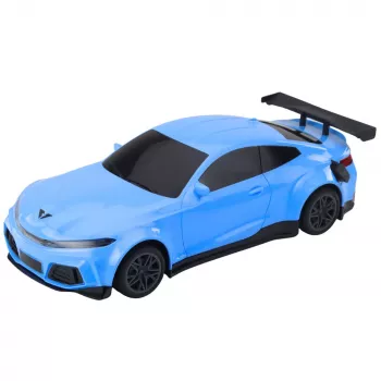 LEAN TOYS Electric Sports Car Remote Controlled Charging Station Blue