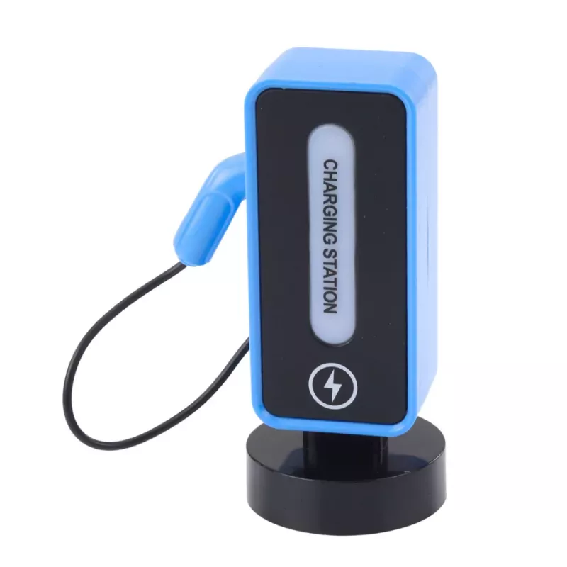 LEAN TOYS Electric Sports Car Remote Controlled Charging Station Blue