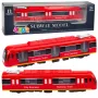 LEAN TOYS Metro Train City Express Opening Doors Lights Sounds Red