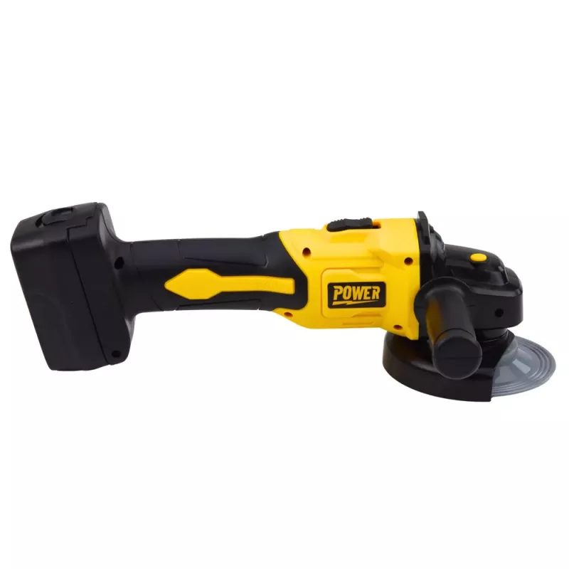 LEAN TOYS Toy Angle Grinder for Kids Sounds Yellow
