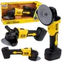 LEAN TOYS Toy Angle Grinder for Kids Sounds Yellow