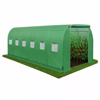 LEAN Foil Tunnel Garden Vegetable Greenhouse PRO Frame 25MM 10x3x2M 30M²