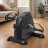 LEAN Mini Exercise Bike Rotor Rehabilitation 2 in 1 LCD Display Black