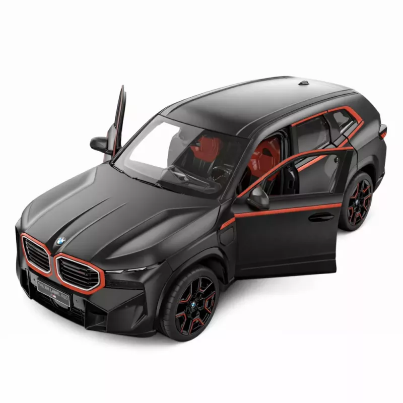 Melna tālvadības BMW XM, Rastar, mērogs 1:14