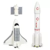 LEAN TOYS Space Set Cosmonauts Launch Tower Rocket Shuttle 300 Gabali