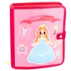 LEAN TOYS 3D Felt Princess Pink Sensory Educational Book