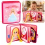 LEAN TOYS 3D Felt Princess Pink Sensory Educational Book