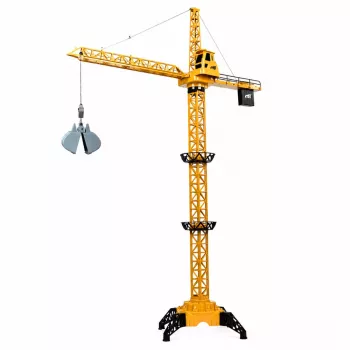 LEAN TOYS Remote Control Construction Crane RC Wired 360° Rotation 71 cm