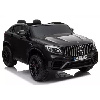 LEAN CARS Electric Ride-On Car Mercedes GLC 63S QLS MP4 Black Painted
