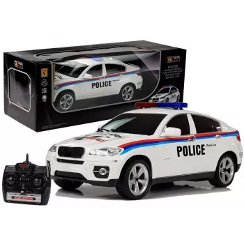 Vadāmā automašīna Policijas kupeja R/C 4861 Lean Toys