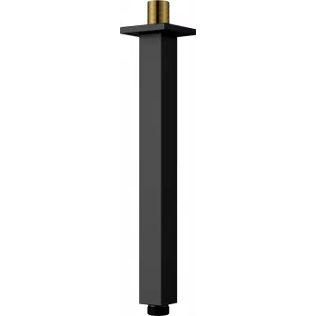 DEANTE Griestu dušas galva 250 mm Matēti melna Arnika Nero
