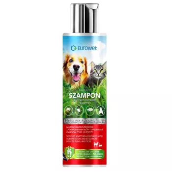 EUROWET Skin Irritation Shampoo for Dogs and Cats - 200ml