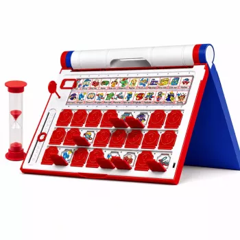 LEAN TOYS Memory Game Guess Who on Time Portable Hourglass Board